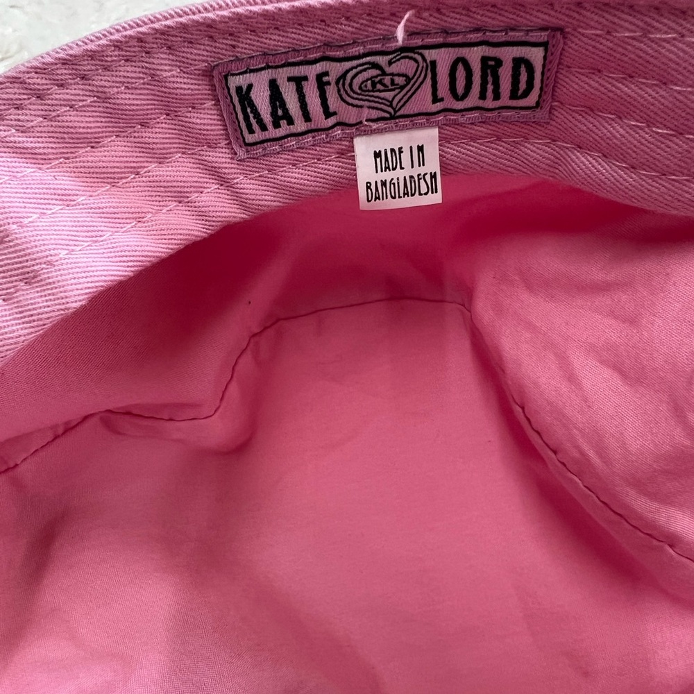 Kate Lord Pink Adjustable Cap hat Olde Hickory Print NWOT - Picture 6 of 6